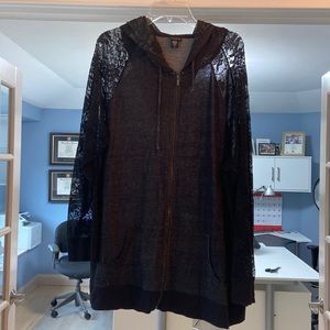 Torrid lace hoodie
